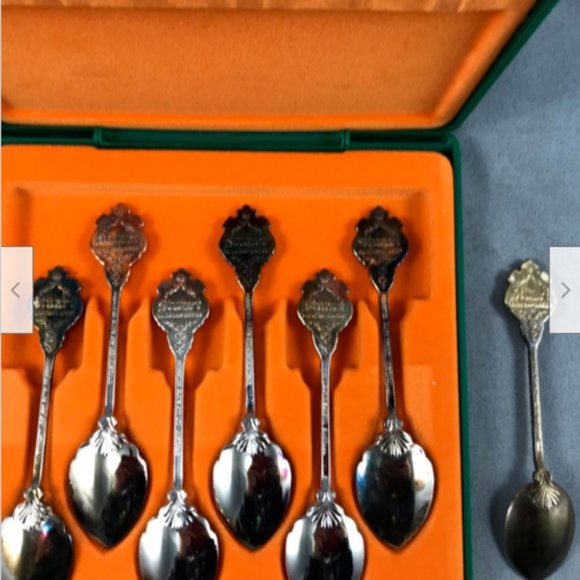 VTG 7 Silverplated Teaspoons Souvenir Australia Animals Featherdale Perfection - Picture 2 of 10